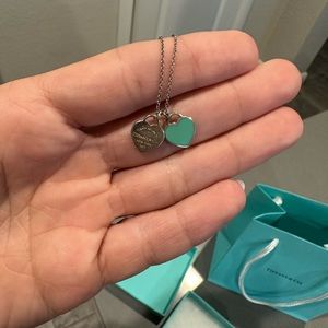 Tiffany & Co Return to Tiffany’s Silver Double Heart Pendant
